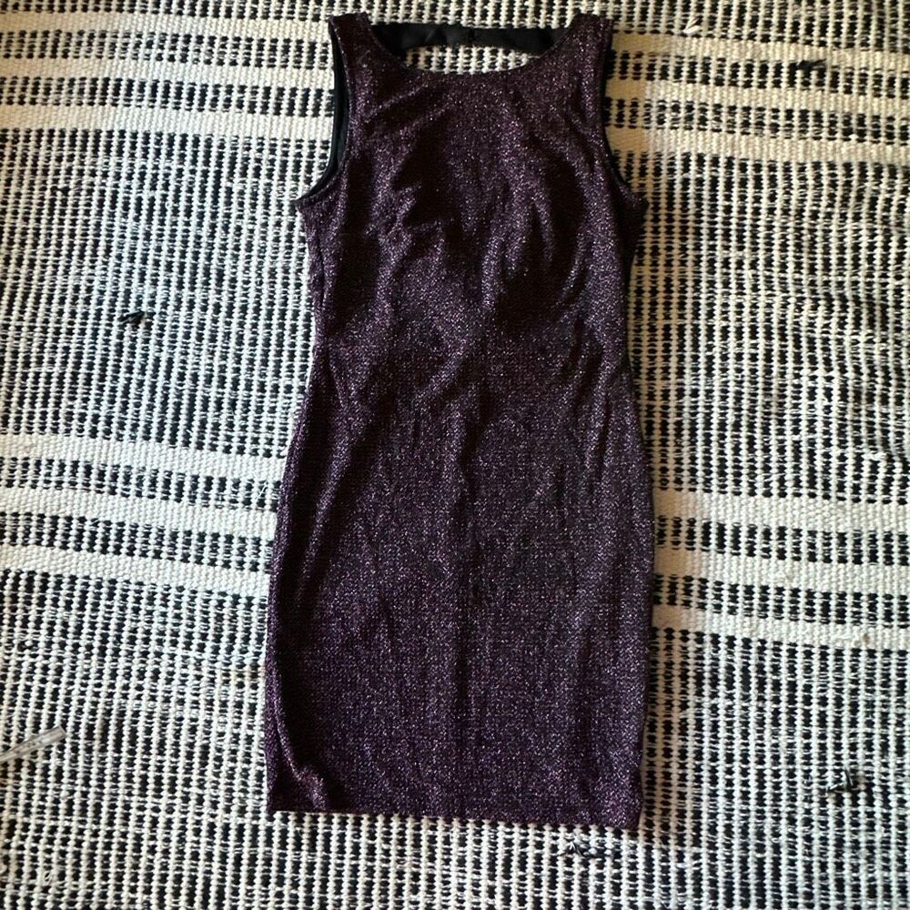 H&M Size Small purple glittery cocktail / party dress